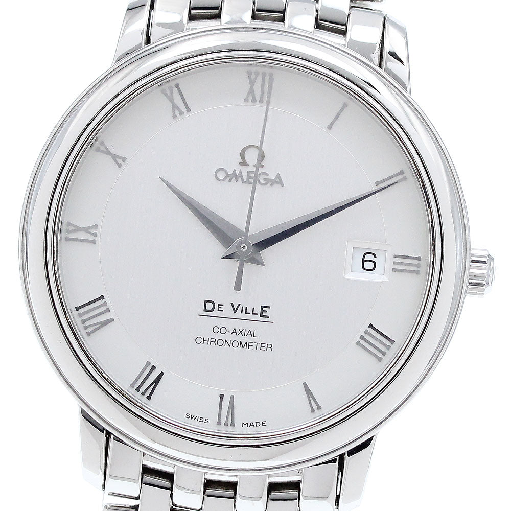 OMEGA De Ville Prestige 4574.31 Coaxial Silver Dial Automatic Men's Watch_909841