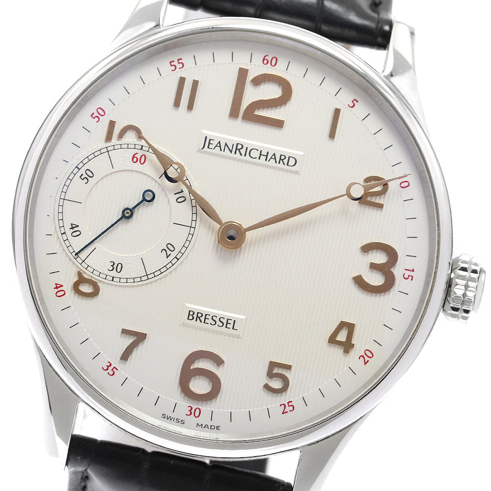 JEANRICHARD Bressel 16012 Small seconds Silver Dial Hand Winding Men's Watch_909857