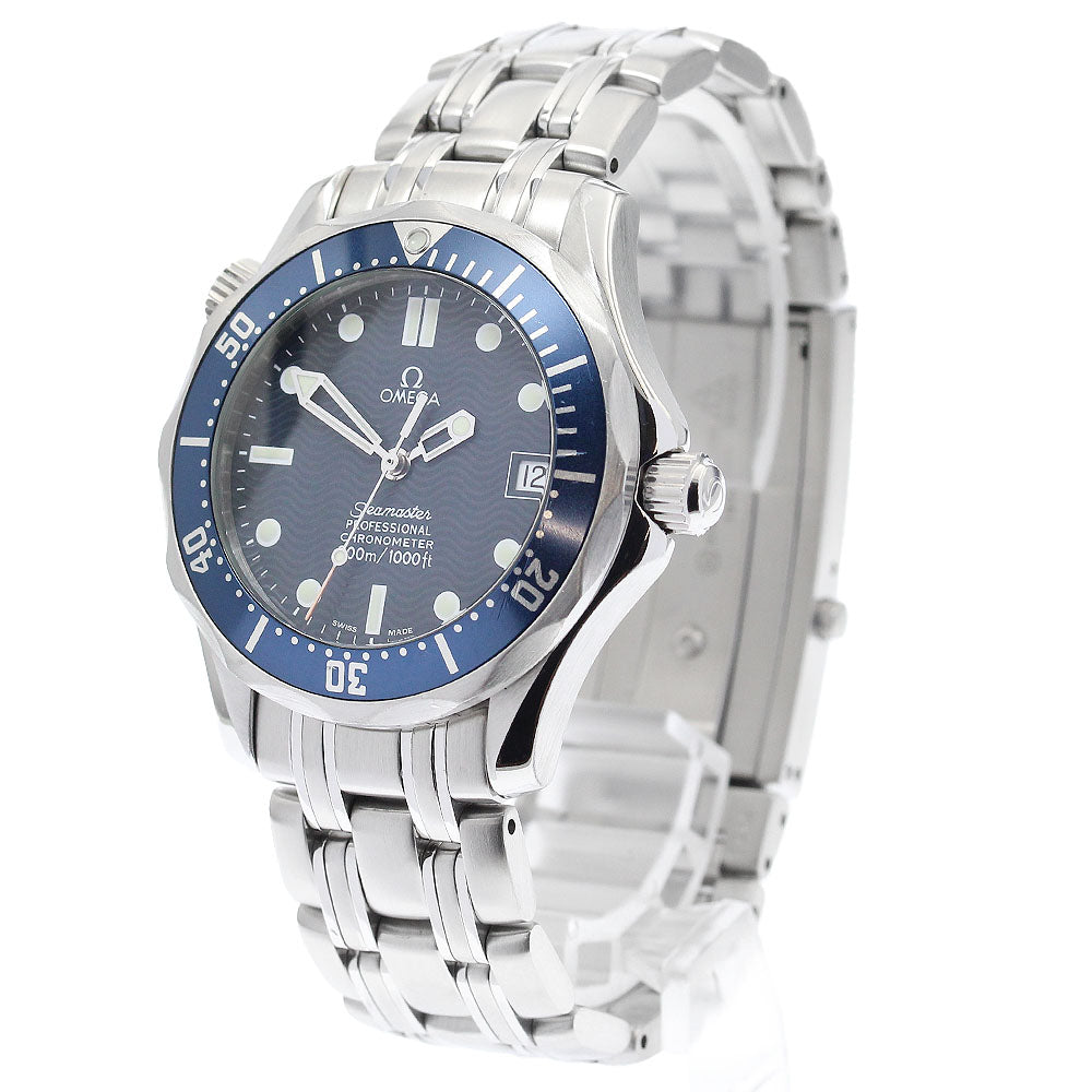 OMEGA Seamaster300 2551.80 Date Navy Dial Automatic Boy's Watch_909883