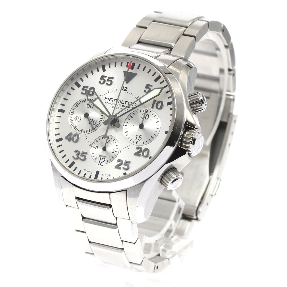 HAMILTON Khaki Aviation Pilot H646660 Chronograph Automatic Men's Watch_909888