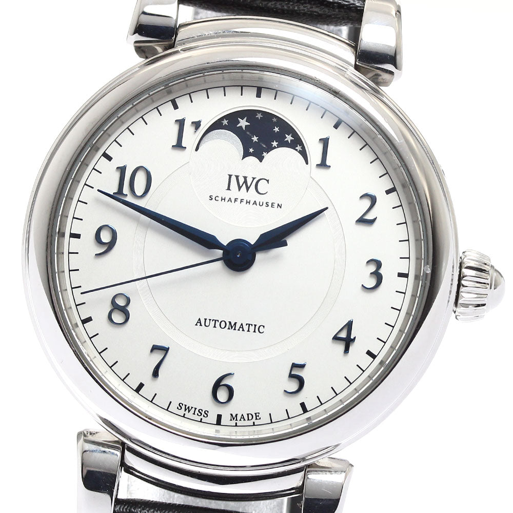 IWC SCHAFFHAUSEN Da Vinci IW459306 Moon phase Silver Dial Automatic Boy's_909891