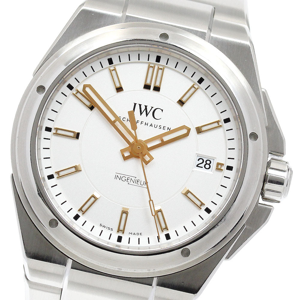 IWC SCHAFFHAUSEN Ingenieur IW323906 Date Silver Dial Automatic Men's_909895