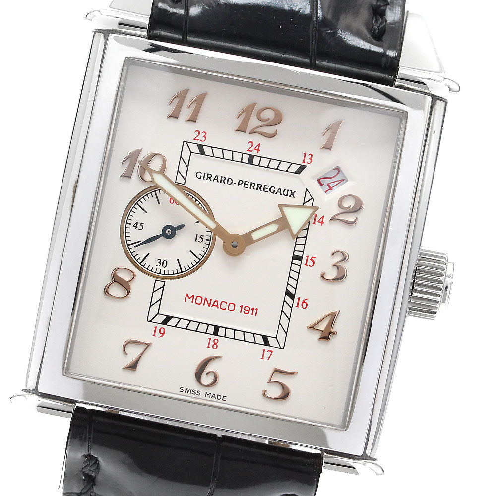GIRARD PERREGAUX Vintage Monaco 25831 Date beige Dial Automatic Men's Watch_909897