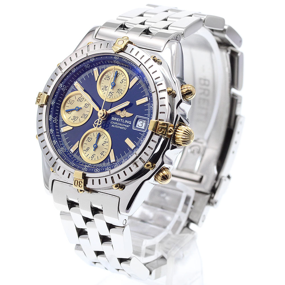 BREITLING Chronomat Bikoro B13050.1 Date Navy / Gold Dial Automatic Men's_909922