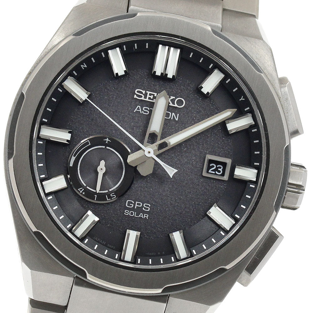 SEIKO Astron Nexter SBXD025/3X62-0AE0 Date Solar Powered Radio Men's _909934