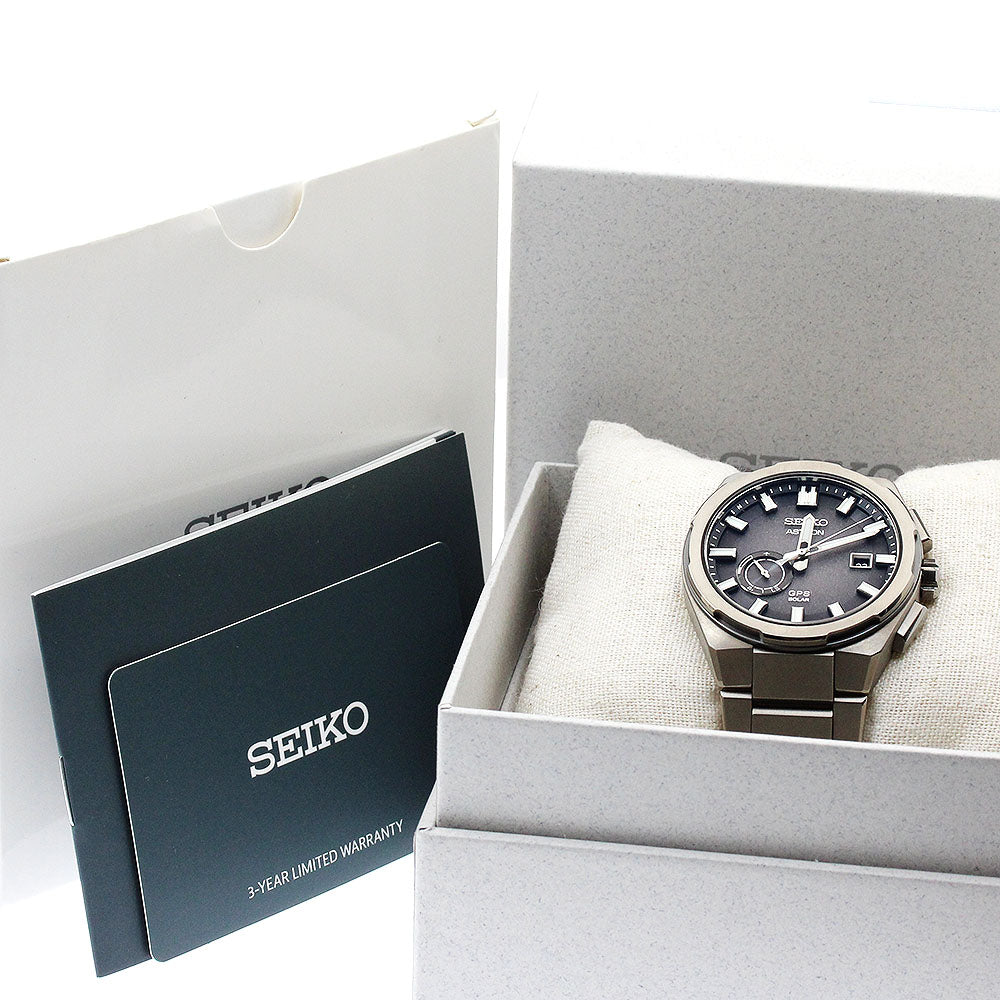 SEIKO Astron Nexter SBXD025/3X62-0AE0 Date Solar Powered Radio Men's _909934