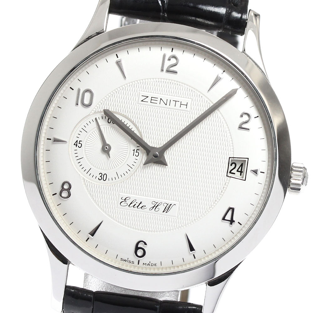 ZENITH Class elite 01.1125.650 Date Silver Dial Hand Winding Men's Watch_909949
