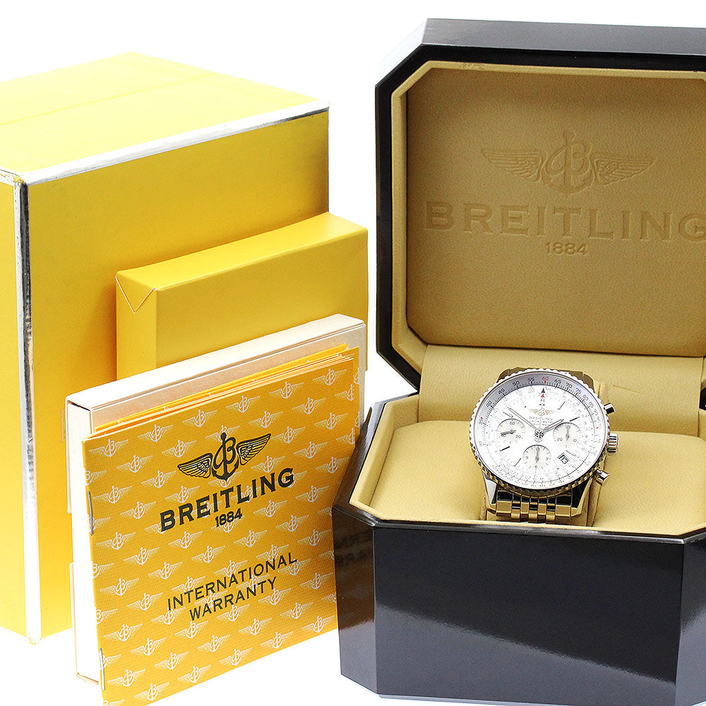 BREITLING Navitimer A23322 Chronograph Silver Dial Automatic Men's Watch_909951