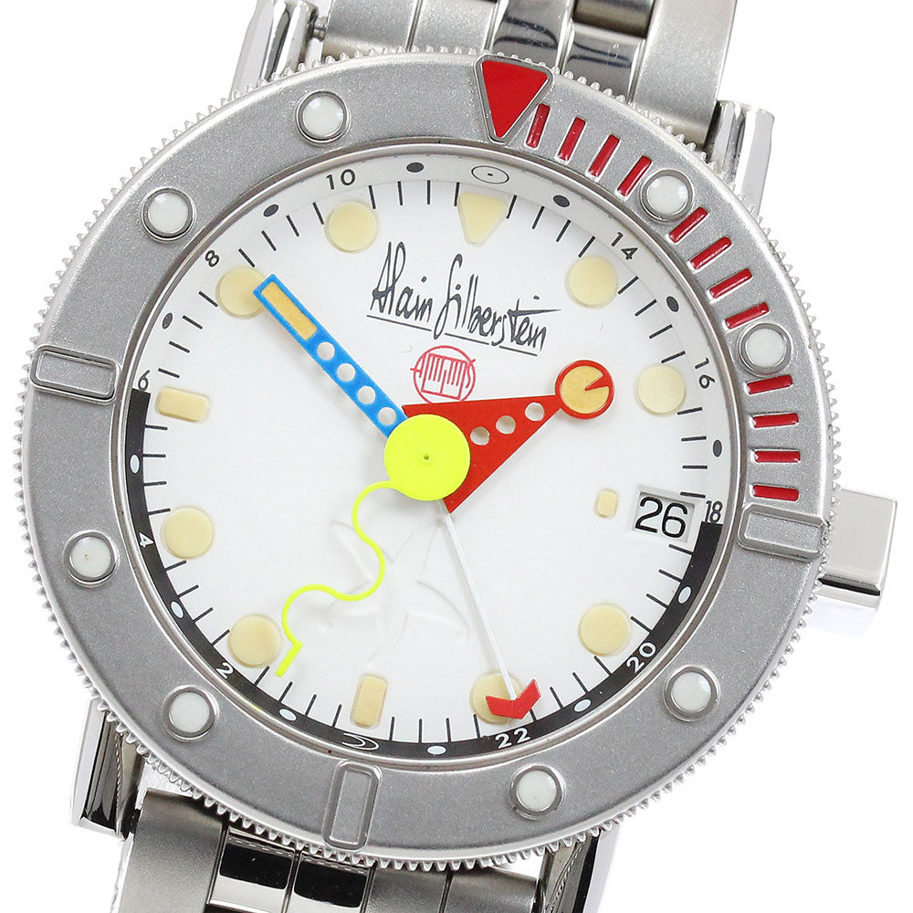 Alain Silberstein Marine G GMT white Dial Automatic Boy's Watch_909954