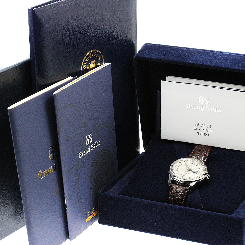 SEIKO Grand Seiko SBGM003/9S56-00B0 GMT date beige Dial Automatic Men's Watch_909956