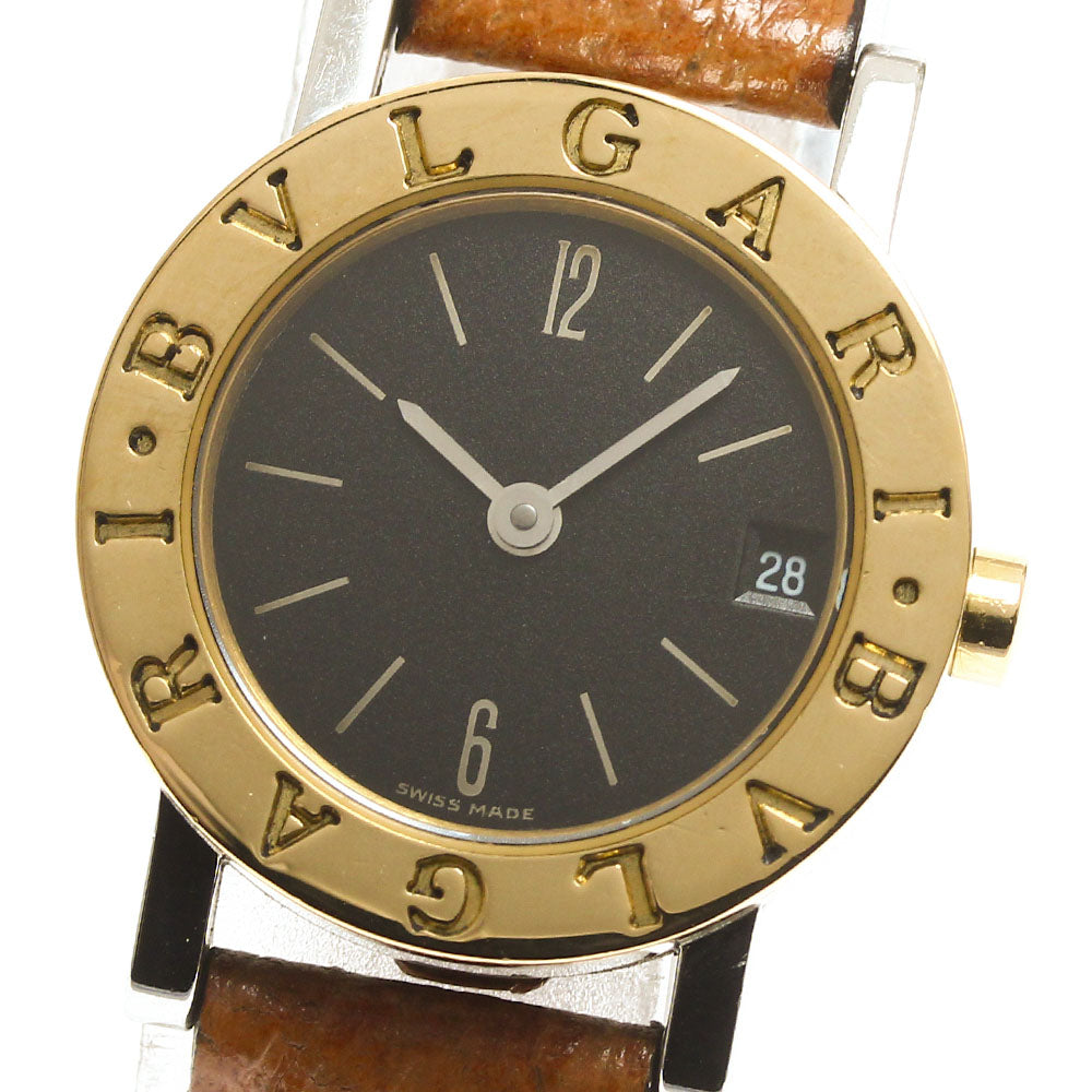 BVLGARI BVLGARIBVLGARI BB23SGLD Date black Dial Ladies Watch_909960