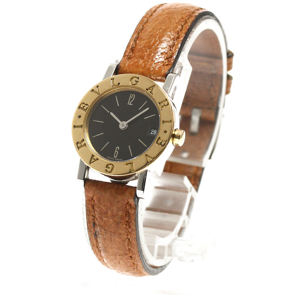 BVLGARI BVLGARIBVLGARI BB23SGLD Date black Dial Ladies Watch_909960