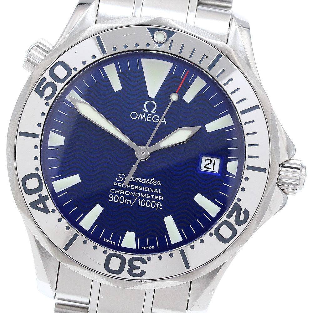 OMEGA Seamaster300 2255.80 Date blue Dial Automatic Men's Watch_910029
