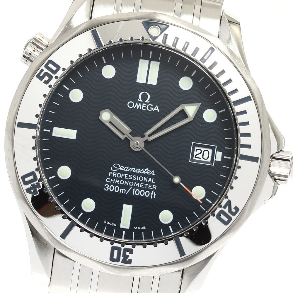 OMEGA Seamaster300 2532.80 Date Navy Dial Automatic Men's Watch_910031