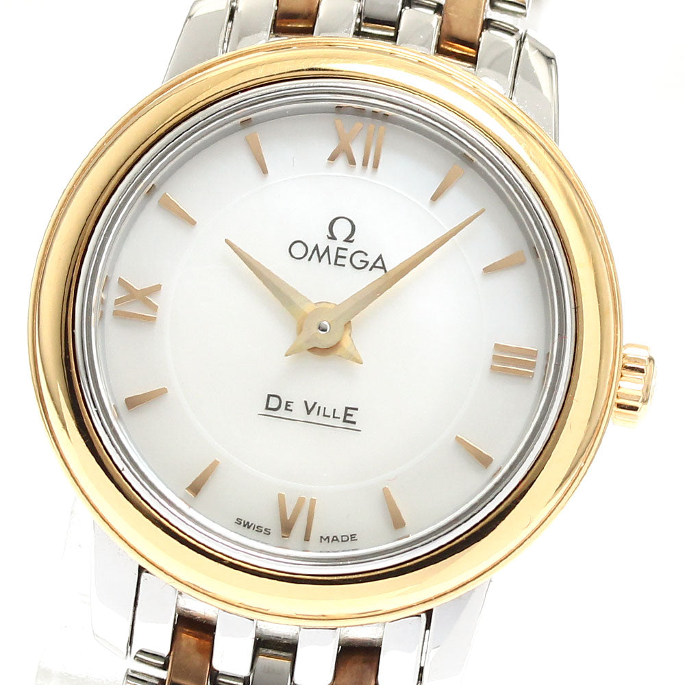 OMEGA De Ville Prestige 424.20.24.60.05.002 White shell Dial Quartz Ladies Watch_910048