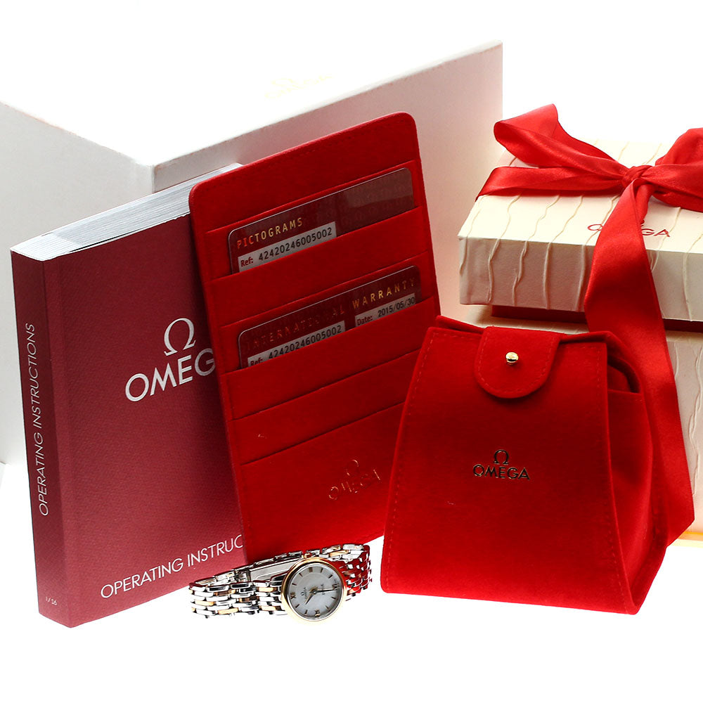 OMEGA De Ville Prestige 424.20.24.60.05.002 White shell Dial Quartz Ladies Watch_910048