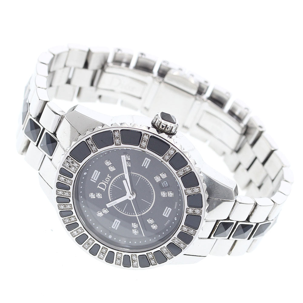 Dior crystal CD113115 Diamond black Dial Quartz Ladies Watch_910061