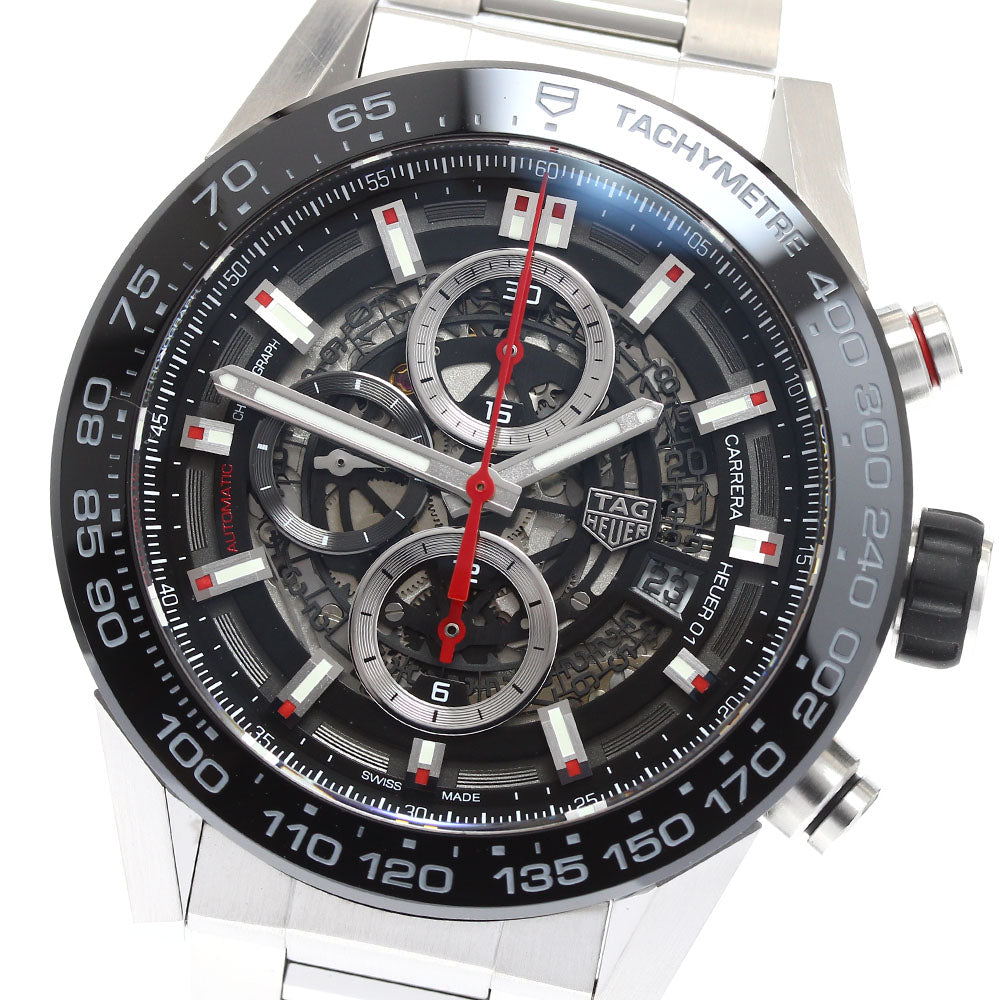 TAG HEUER Carrera CAR2A1W-0 Chronograph skeleton Dial Automatic Men's_910076