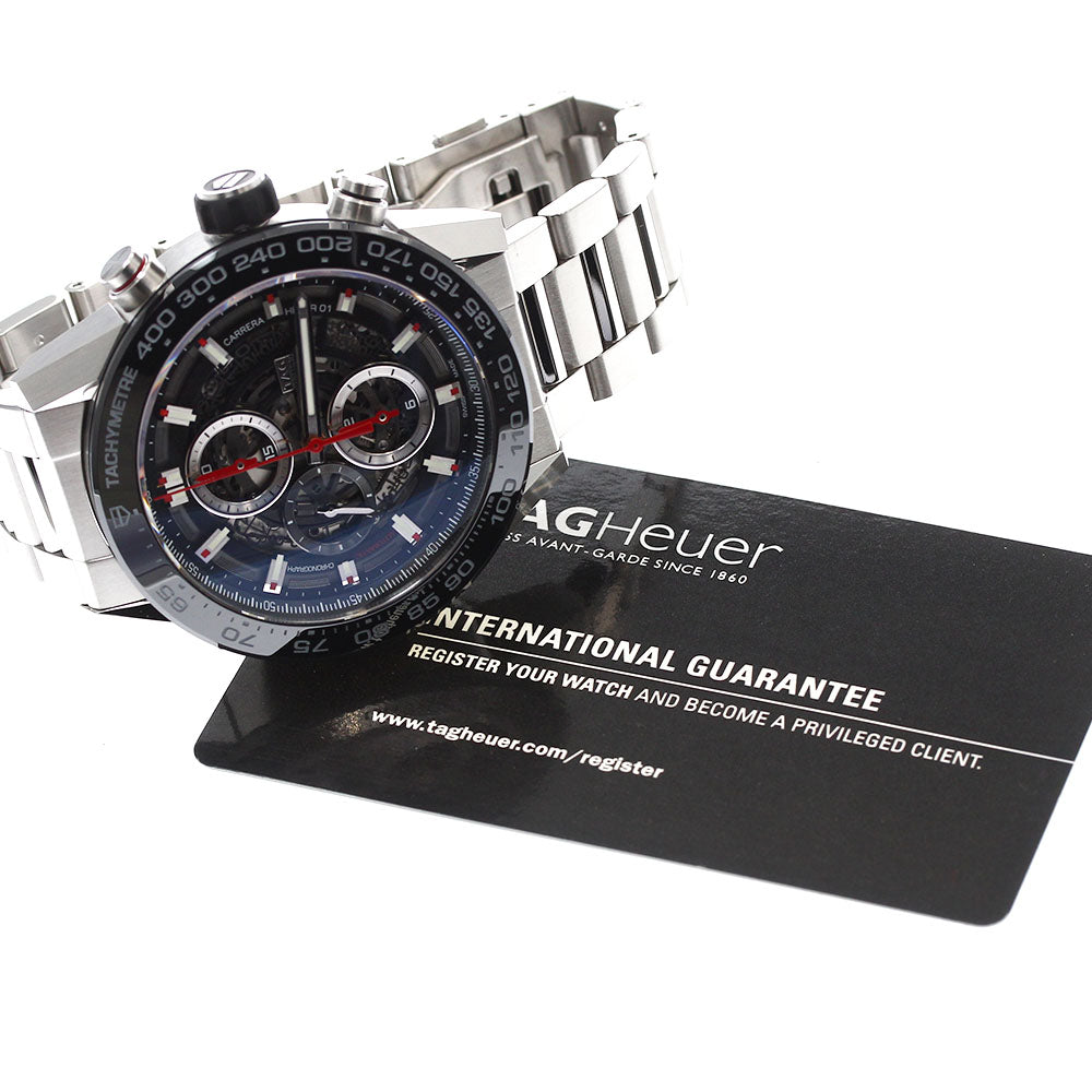 TAG HEUER Carrera CAR2A1W-0 Chronograph skeleton Dial Automatic Men's_910076