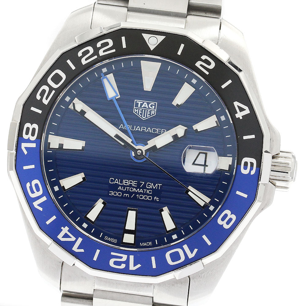 TAG HEUER Aqua racer WAY201T-0 Caliber 7 GMT Automatic Men's Watch_910077