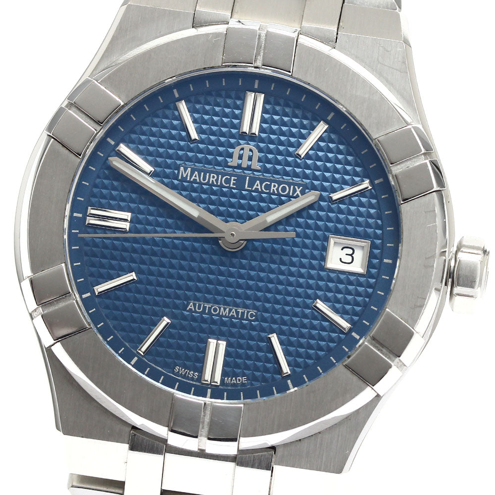 Maurice Lacroix icon AI6007-SS002-430-1 Date blue Dial Automatic Men's_910078