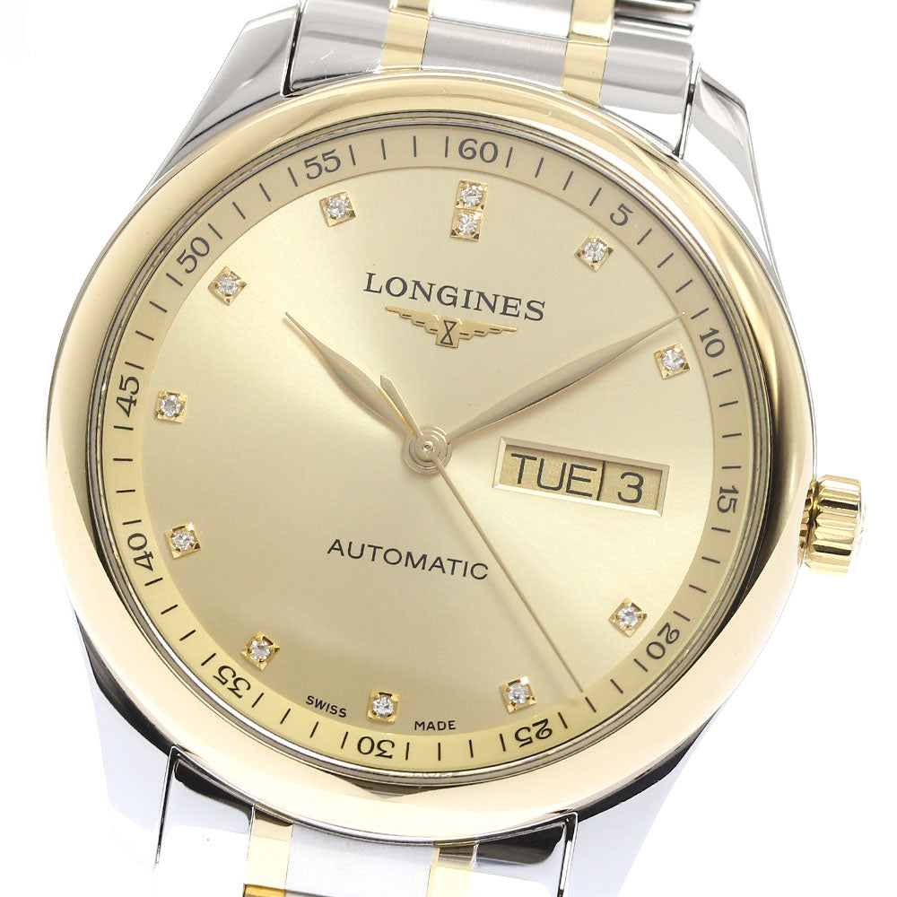 LONGINES Master collection L2.755.5 Day date 12P Diamond Automatic Men's_910093