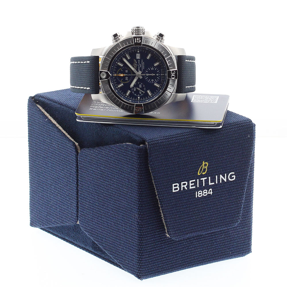 BREITLING Avenger chronograph 45 A13317 Navy Dial Automatic Men's Watch_910099