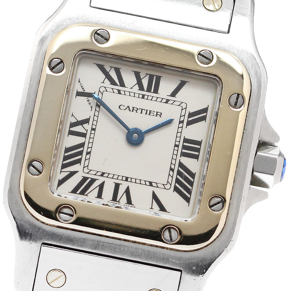 CARTIER Santos GalbeeSM W20012C4 Beige Dial Quartz Ladies Watch_910100