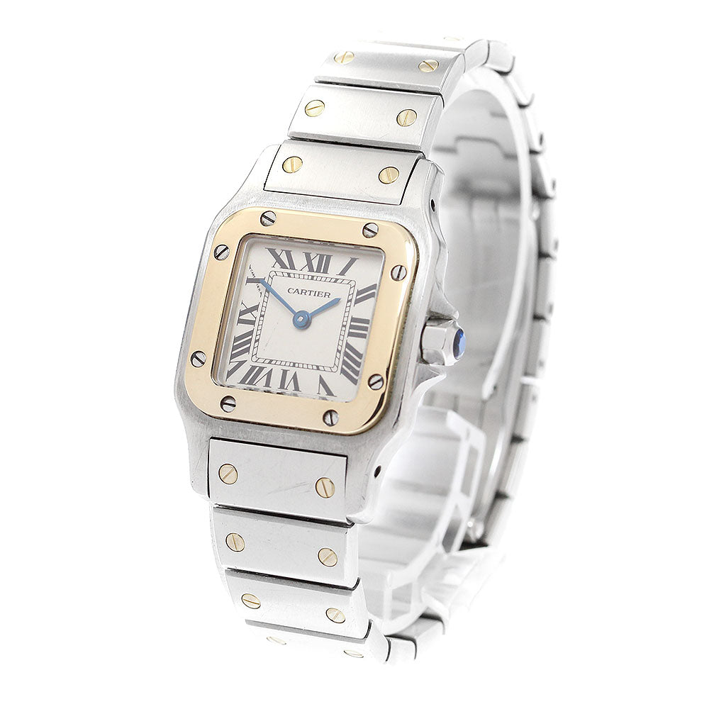 CARTIER Santos GalbeeSM W20012C4 Beige Dial Quartz Ladies Watch_910100