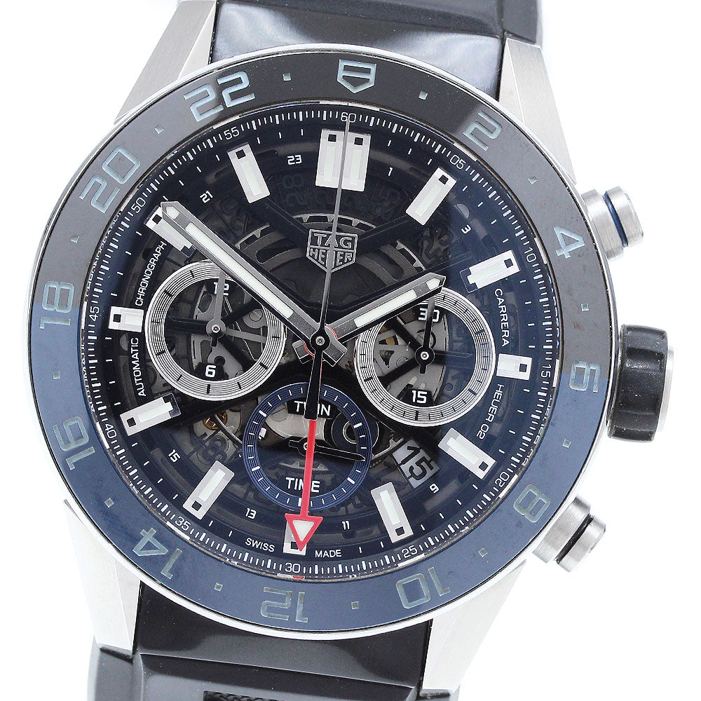 TAG HEUER Carrera Caliber Heuer 02 CBG2A1Z GMT chronograph AT Men's Watch_910115