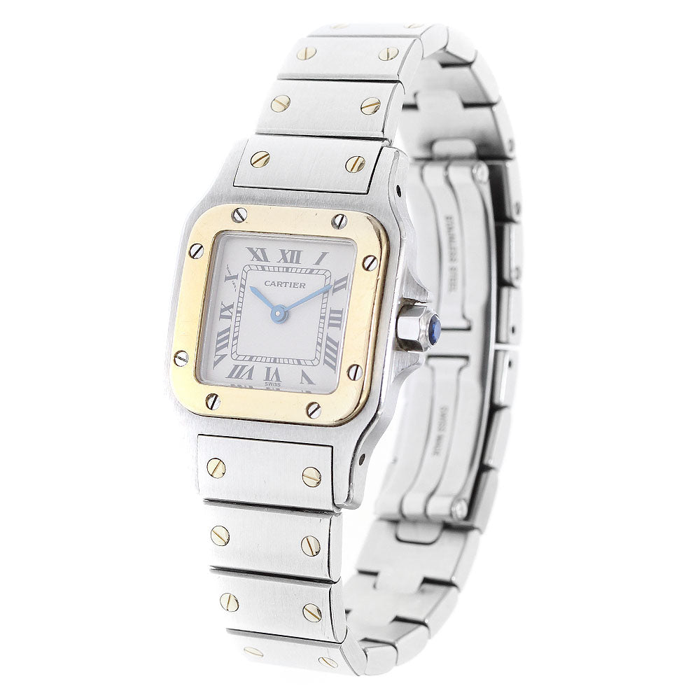 CARTIER Santos GalbeeSM W20012C4 Beige Dial Quartz Ladies Watch_910121