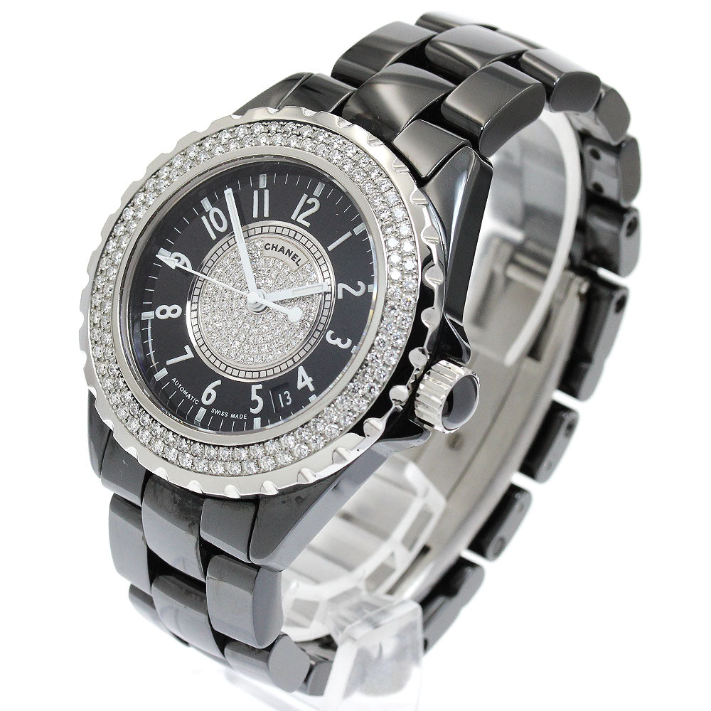 CHANEL J12 H1709 Black ceramic center diamond black Dial Automatic Men's_910136