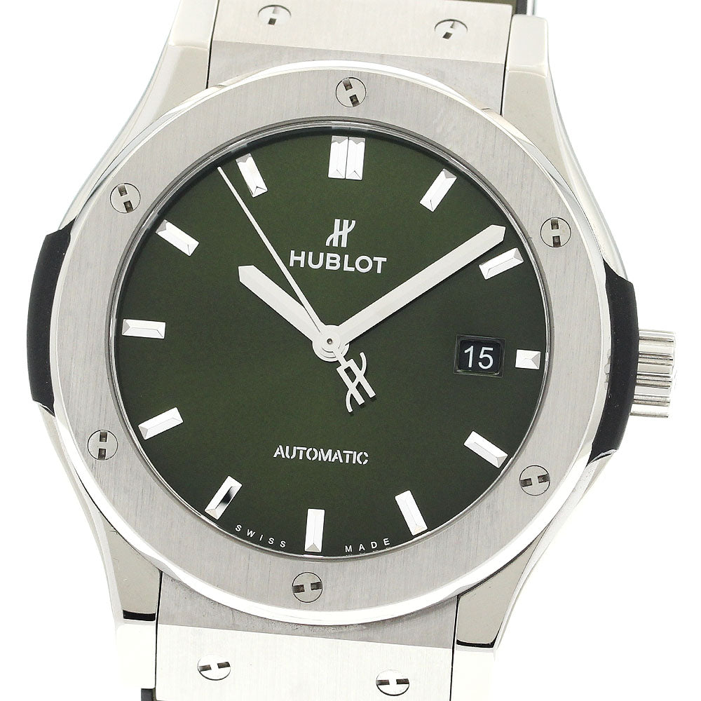 HUBLOT Classic fusion 542.NX.8970.LR Date green Dial Automatic Men's Watch_910151