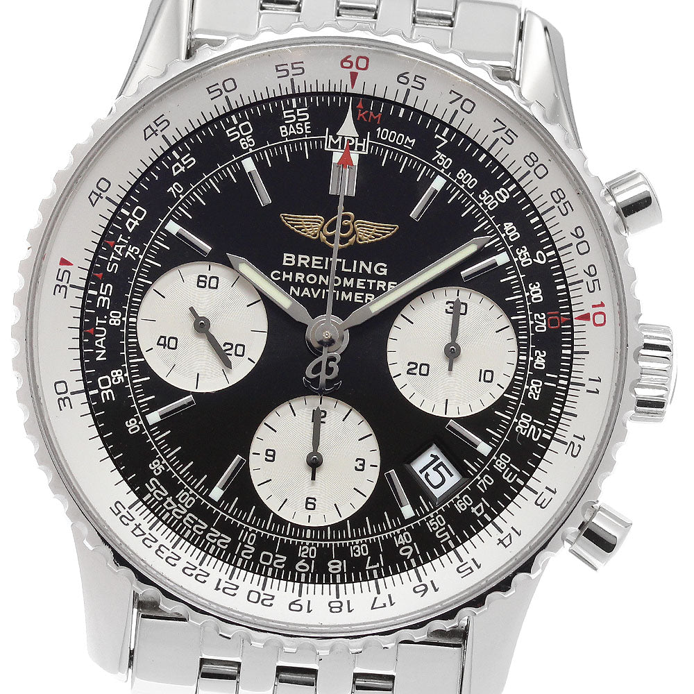 BREITLING Navitimer A23322 Chronograph Black Dial Automatic Men's Watch_910163