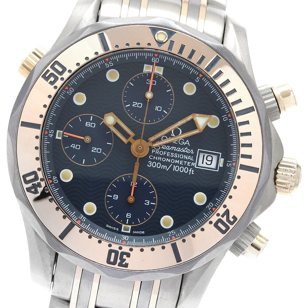 OMEGA Seamaster 300 Chronograph 2296.80 Titanium / PG Auto Men's Watch_910164