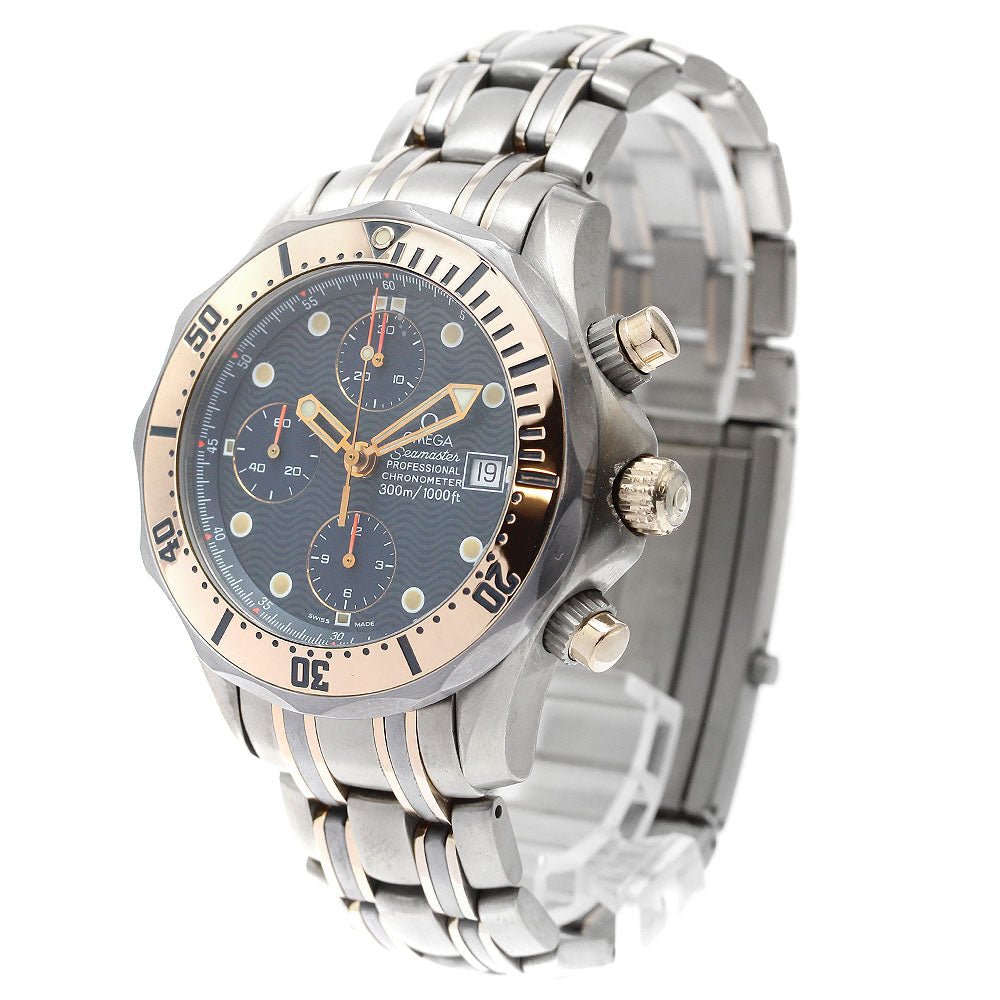 OMEGA Seamaster 300 Chronograph 2296.80 Titanium / PG Auto Men's Watch_910164