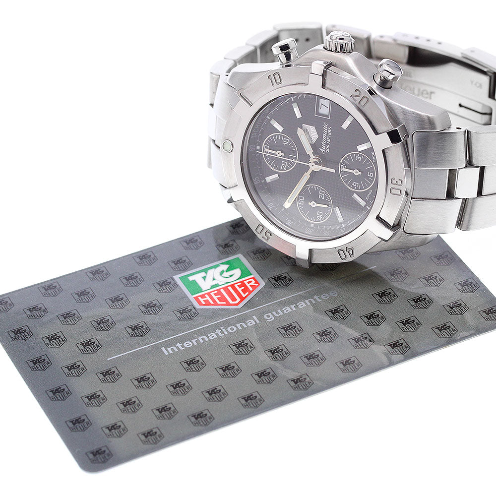 TAG HEUER Exclusive CN2111 Date Chronograph black Dial Auto Men's Watch_910184