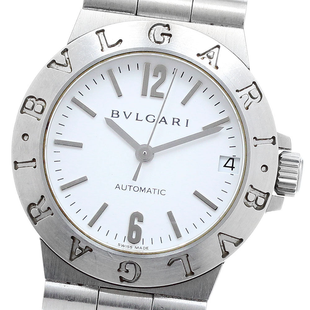 BVLGARI Diagono LCV29S Date white Dial Automatic Ladies Watch_910187