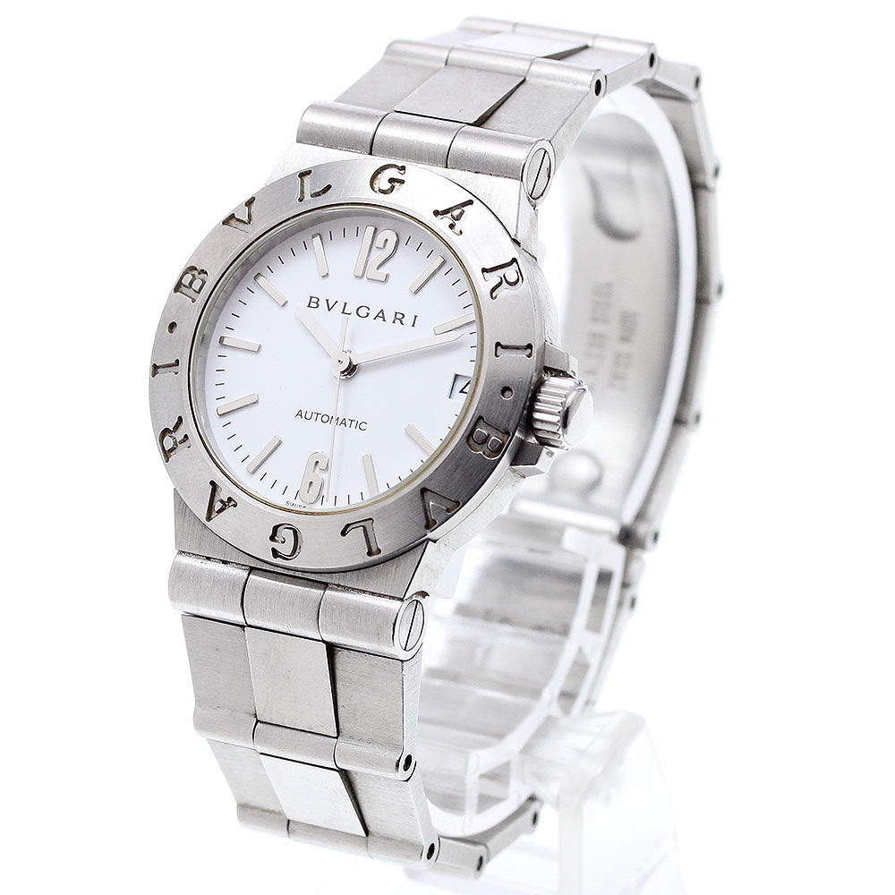 BVLGARI Diagono LCV29S Date white Dial Automatic Ladies Watch_910187