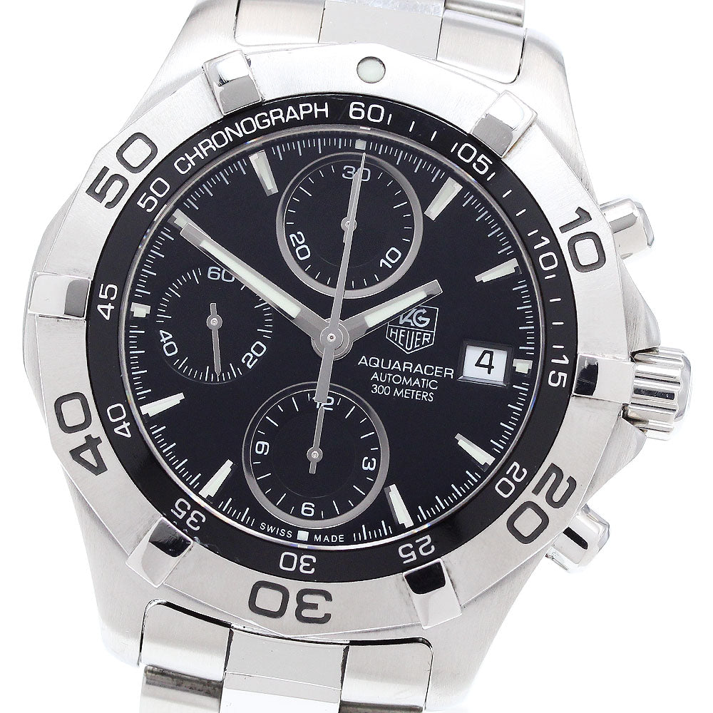TAG HEUER Aqua racer CAF2110 Chronograph black Dial Automatic Men's Watch_910191