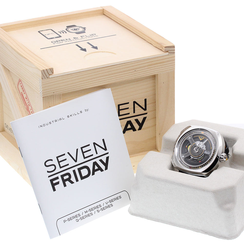 SEVENFRIDAY blade SF-W1 Small seconds black Dial Automatic Men's Watch_910193