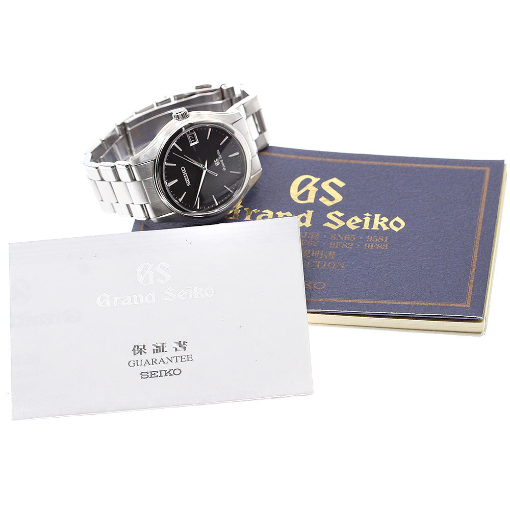 SEIKO Grand Seiko SBGX041/9F62-0A10 Date black Dial Quartz Men's Watch_910198