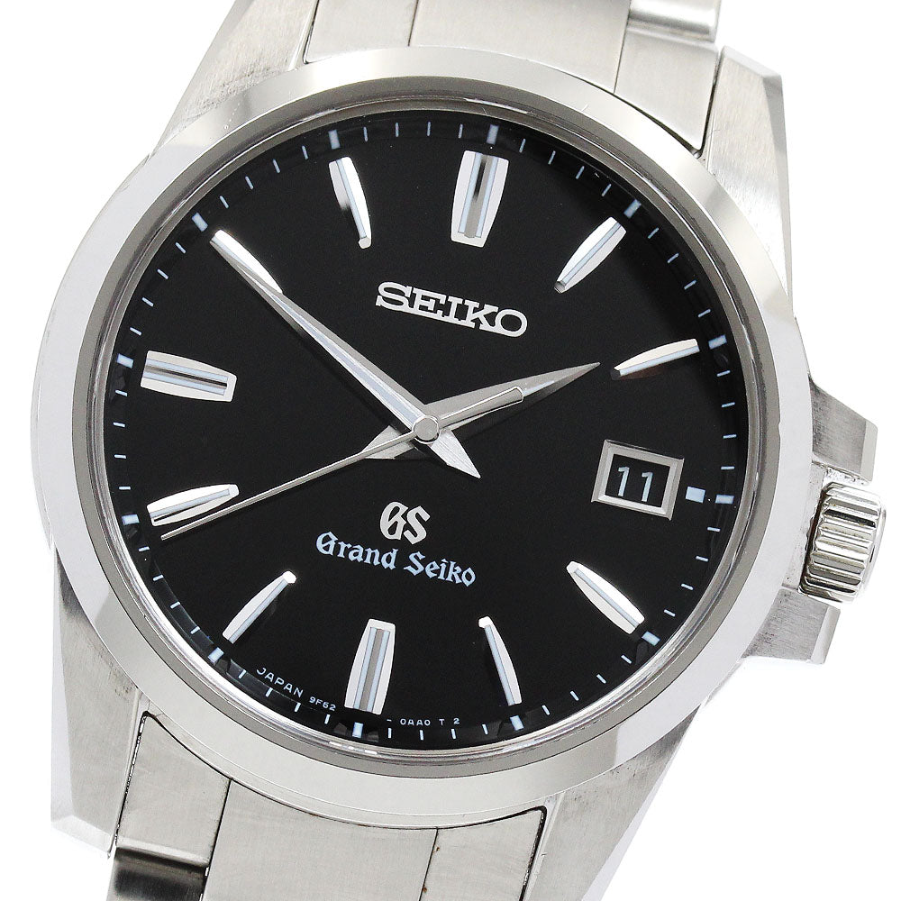 SEIKO Grand Seiko SBGX055/9F62-0AA1 Date black Dial Quartz Men's Watch_910206