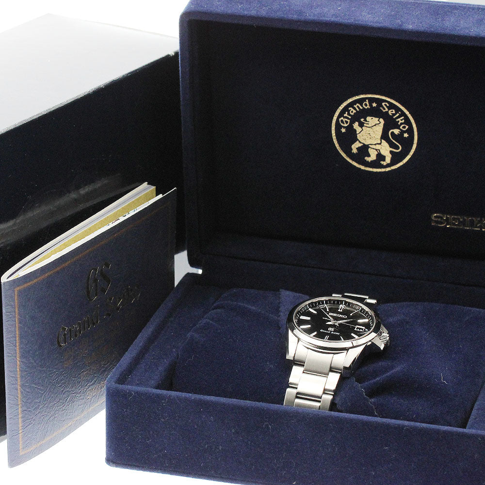 SEIKO Grand Seiko SBGX055/9F62-0AA1 Date black Dial Quartz Men's Watch_910206