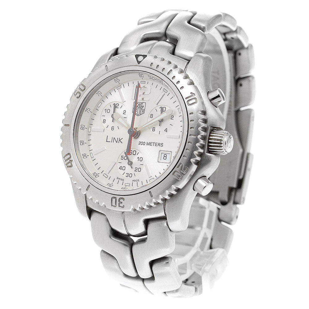 TAG HEUER Link CT1116 Chronograph Silver Dial Quartz Men's Watch_910207