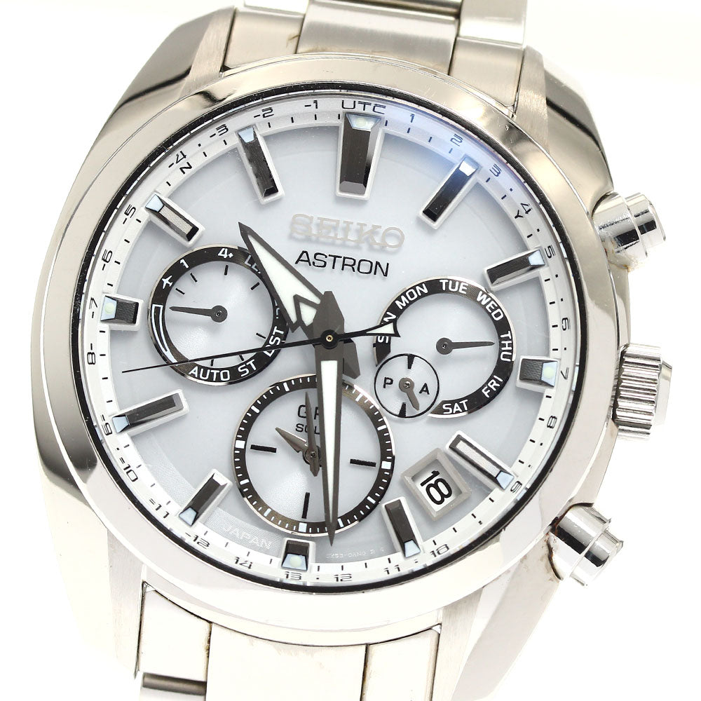 SEIKO Astron SBXC047/5X53-0AJ0 GPS Solar Powered Radio Men's Watch_910217