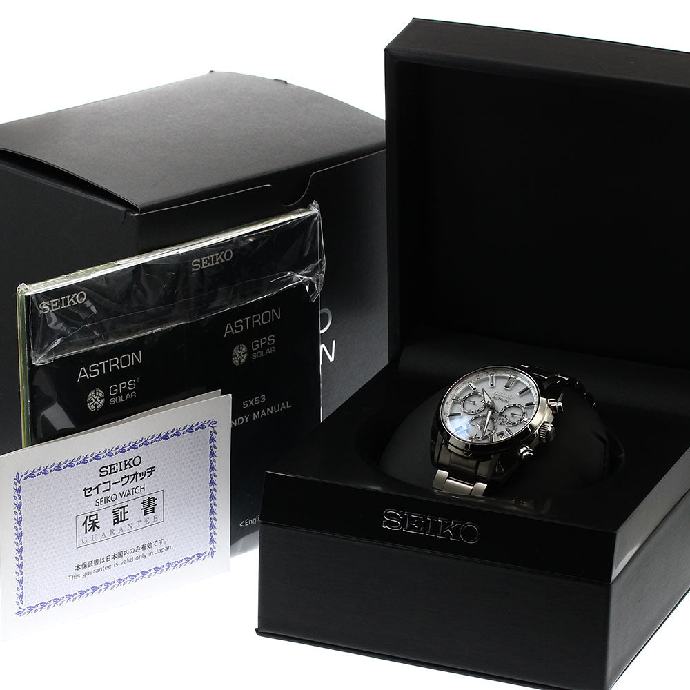 SEIKO Astron SBXC047/5X53-0AJ0 GPS Solar Powered Radio Men's Watch_910217