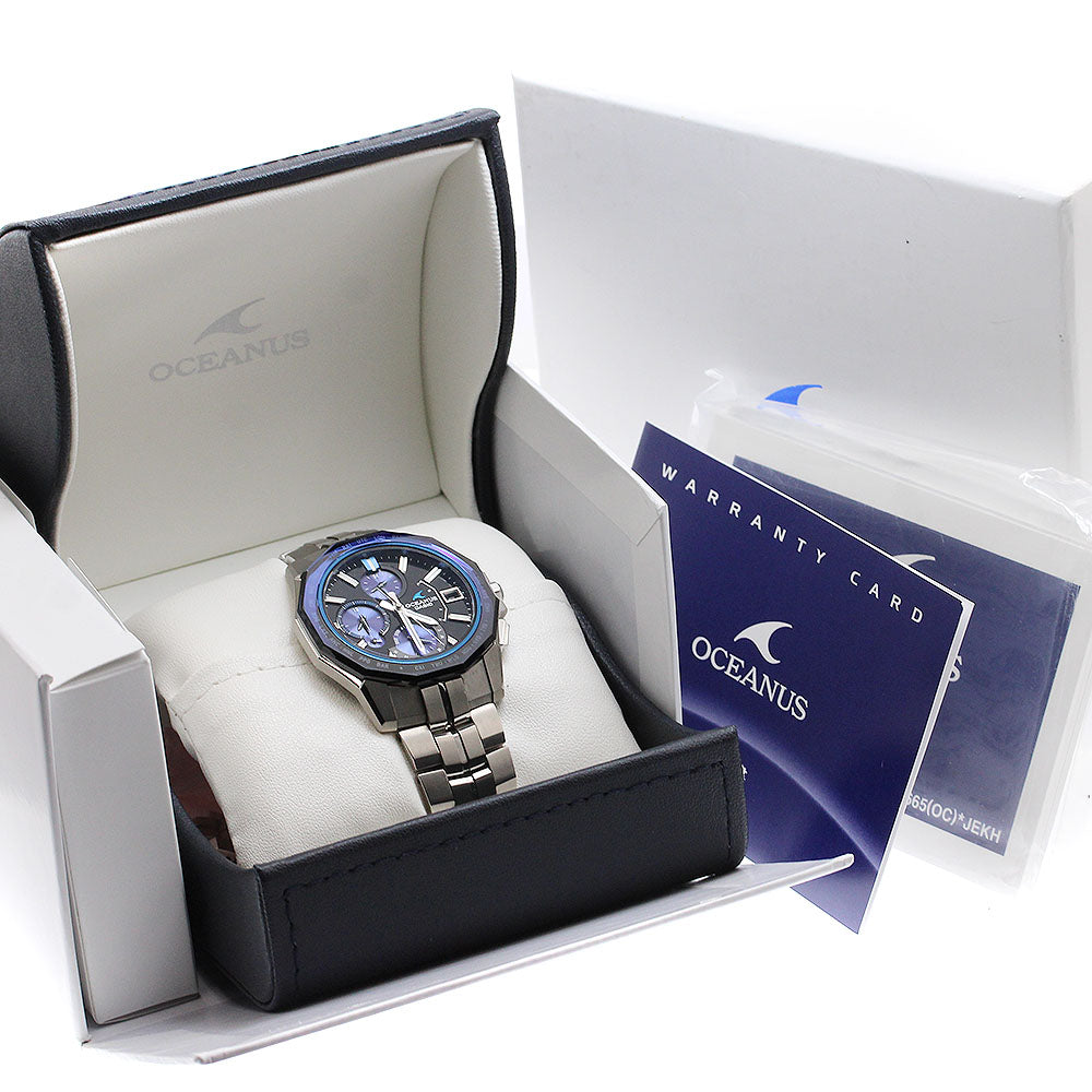 CASIO Oceanus Manta OCW-S6000-1AJF Date Solar Powered Radio Men's Watch_910220