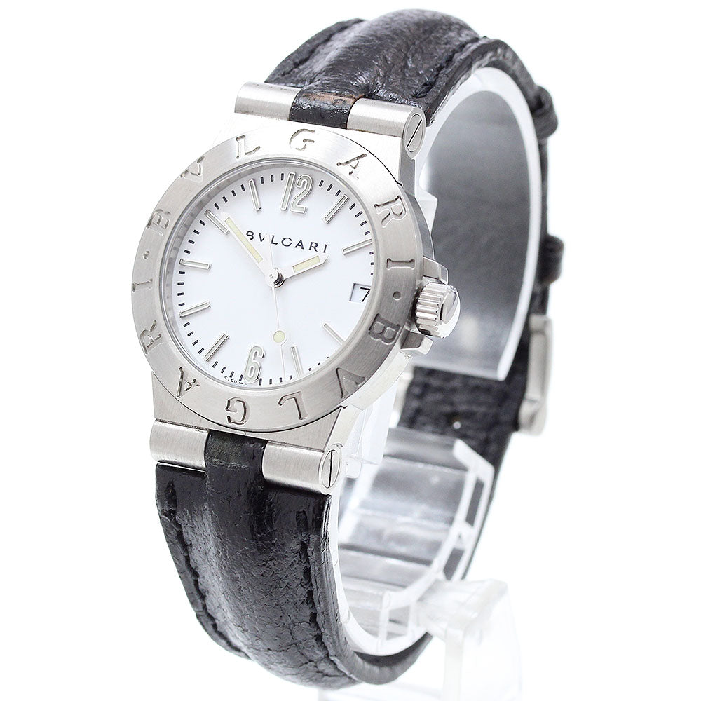 BVLGARI Diagono Sports LCV29S Date white Dial Quartz Ladies Watch_910227