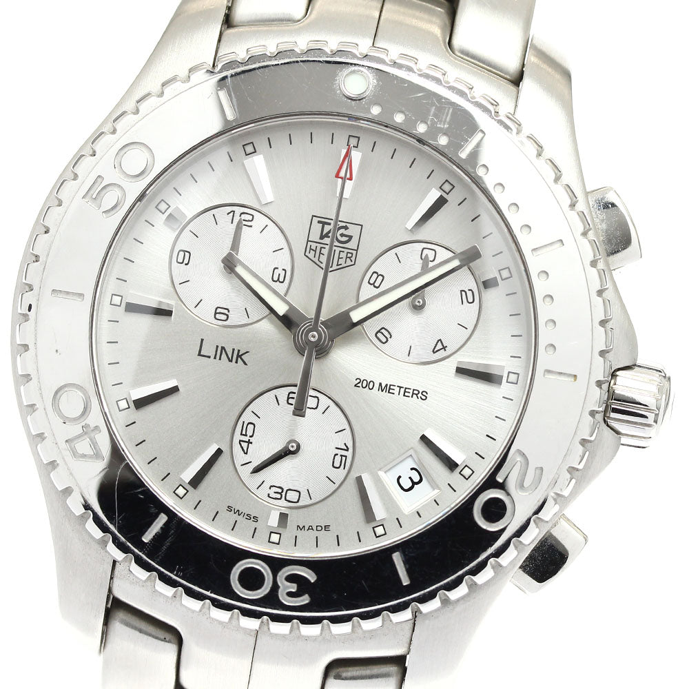 TAG HEUER Link CJ1111 Chronograph Silver Dial Quartz Men's Watch_910238